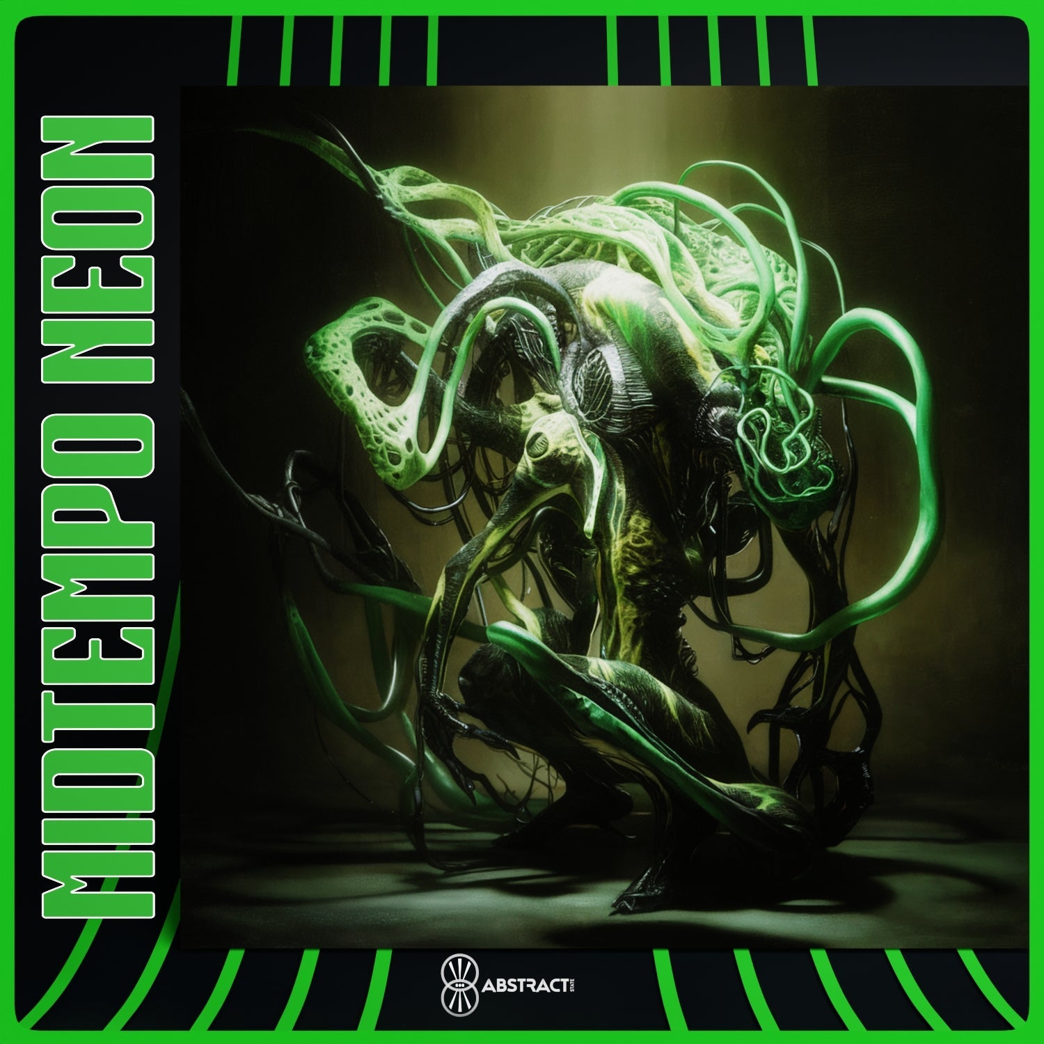 Abstract State – Midtempo Neon Sample Pack Art Cover